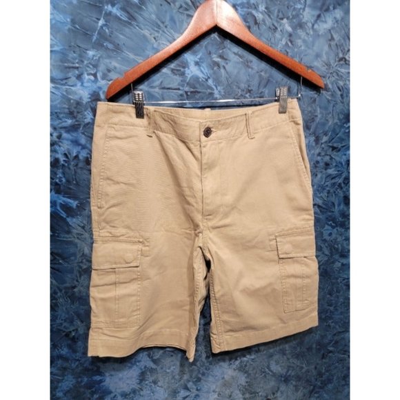 Lands' End Tan Khaki Shorts - Picture 1 of 3